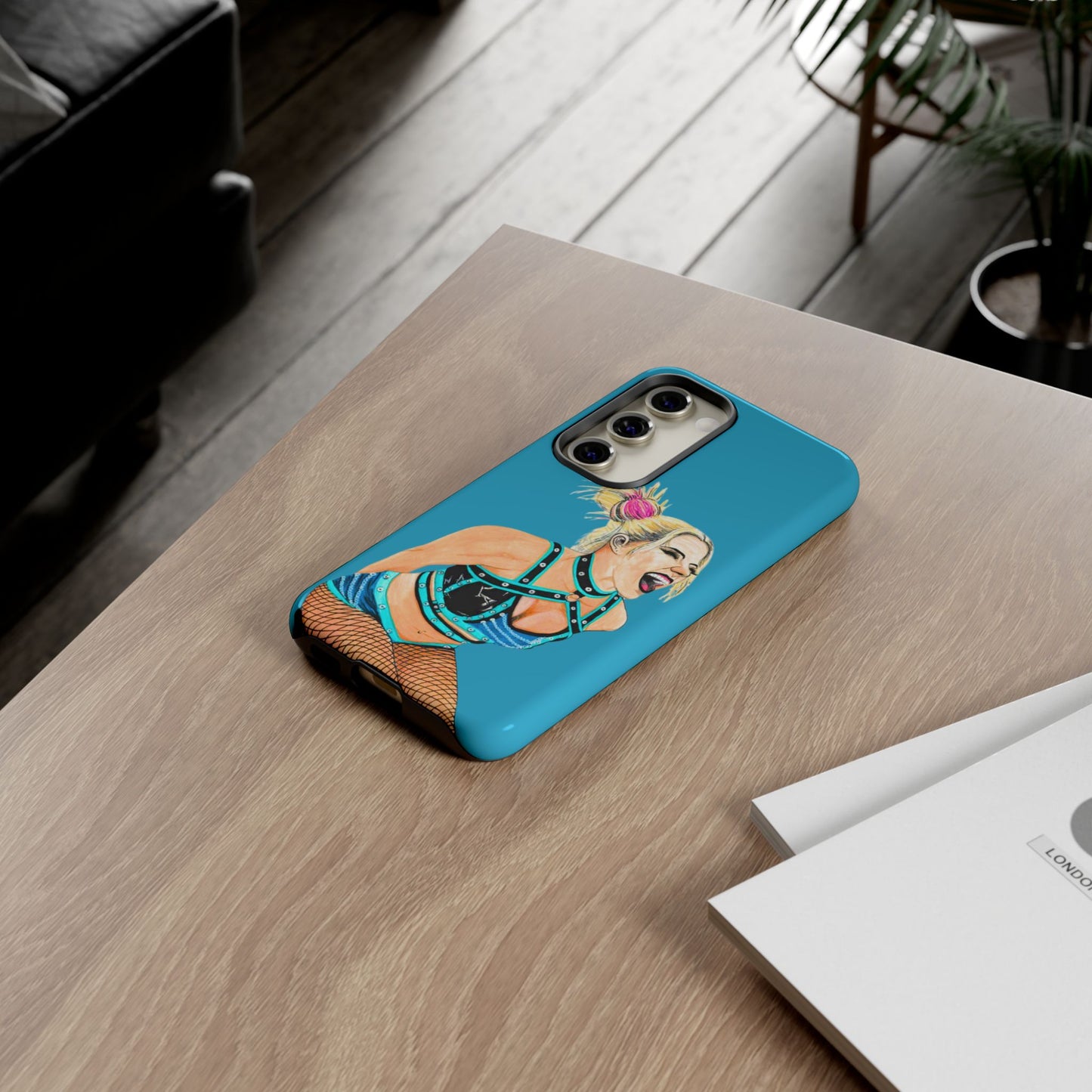 Wrestling Fanart Handyhülle – Female Power Design | Künstlerischer Schutz für dein Smartphone