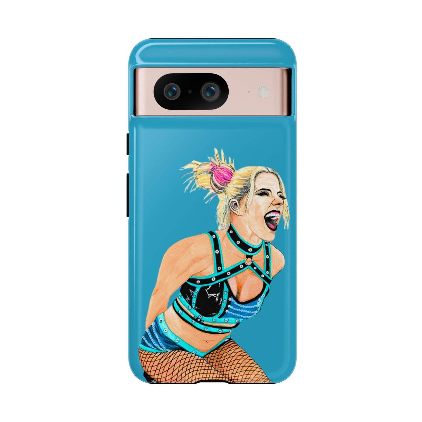 Wrestling Fanart Handyhülle – Female Power Design | Künstlerischer Schutz für dein Smartphone