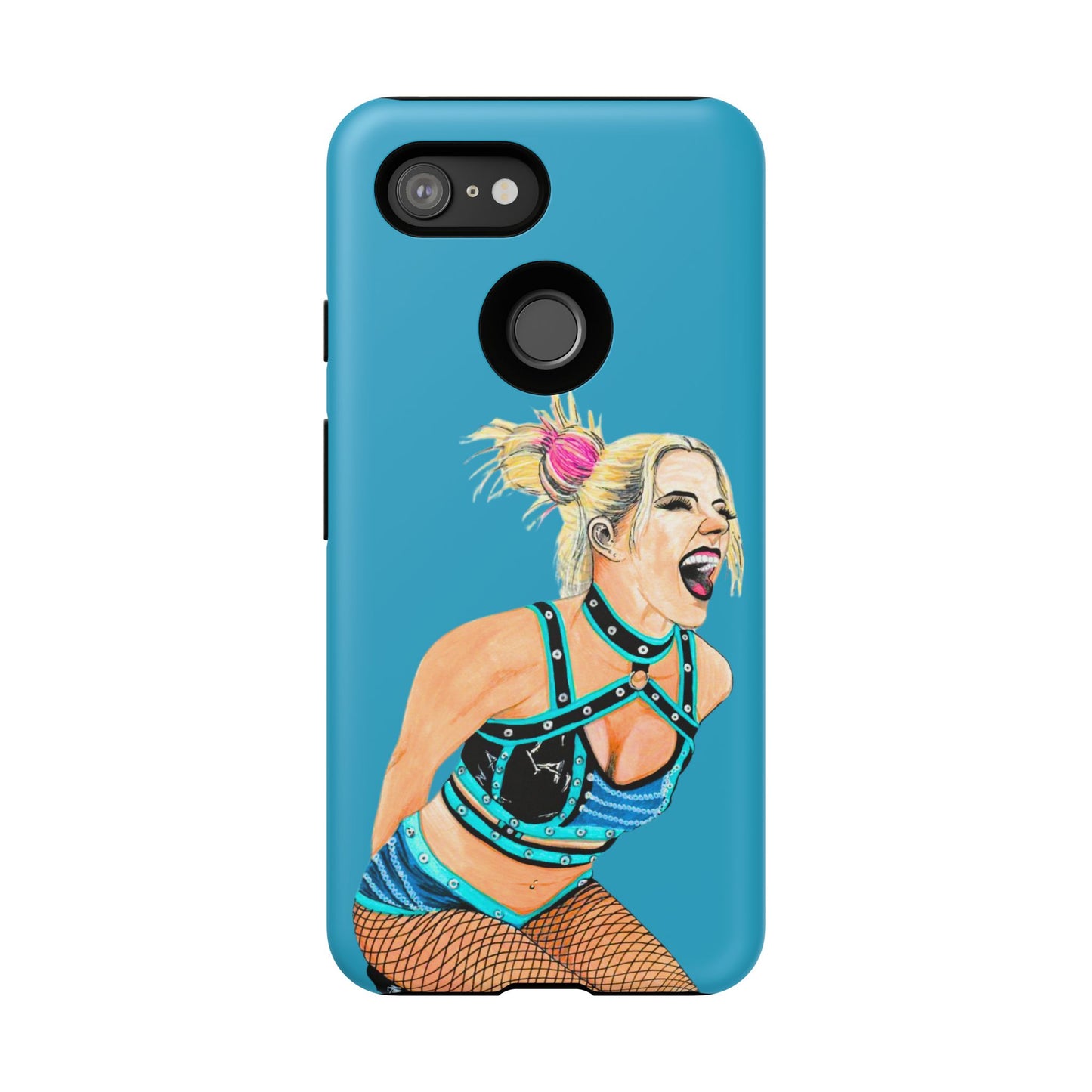 Wrestling Fanart Handyhülle – Female Power Design | Künstlerischer Schutz für dein Smartphone