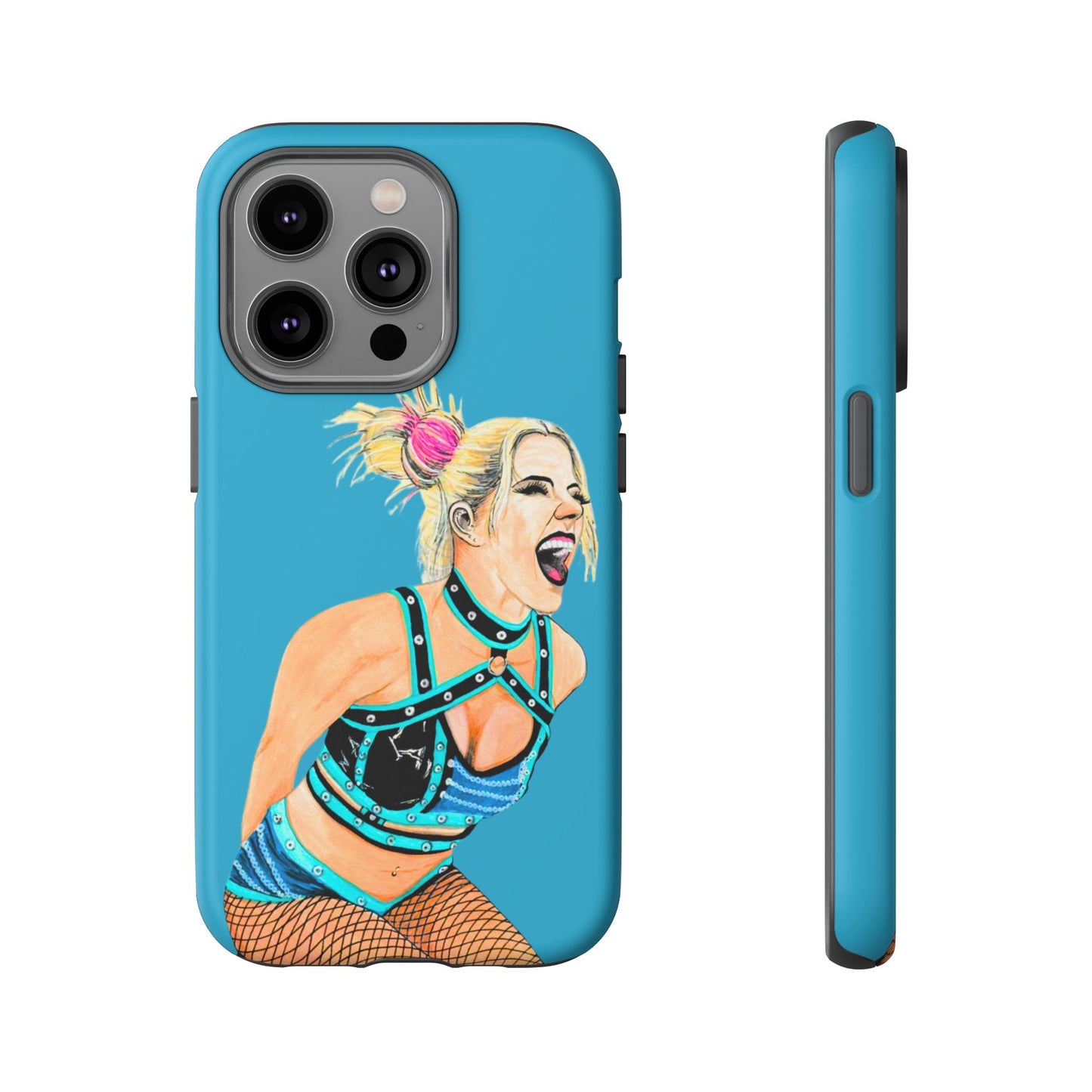 Wrestling Fanart Handyhülle – Female Power Design | Künstlerischer Schutz für dein Smartphone
