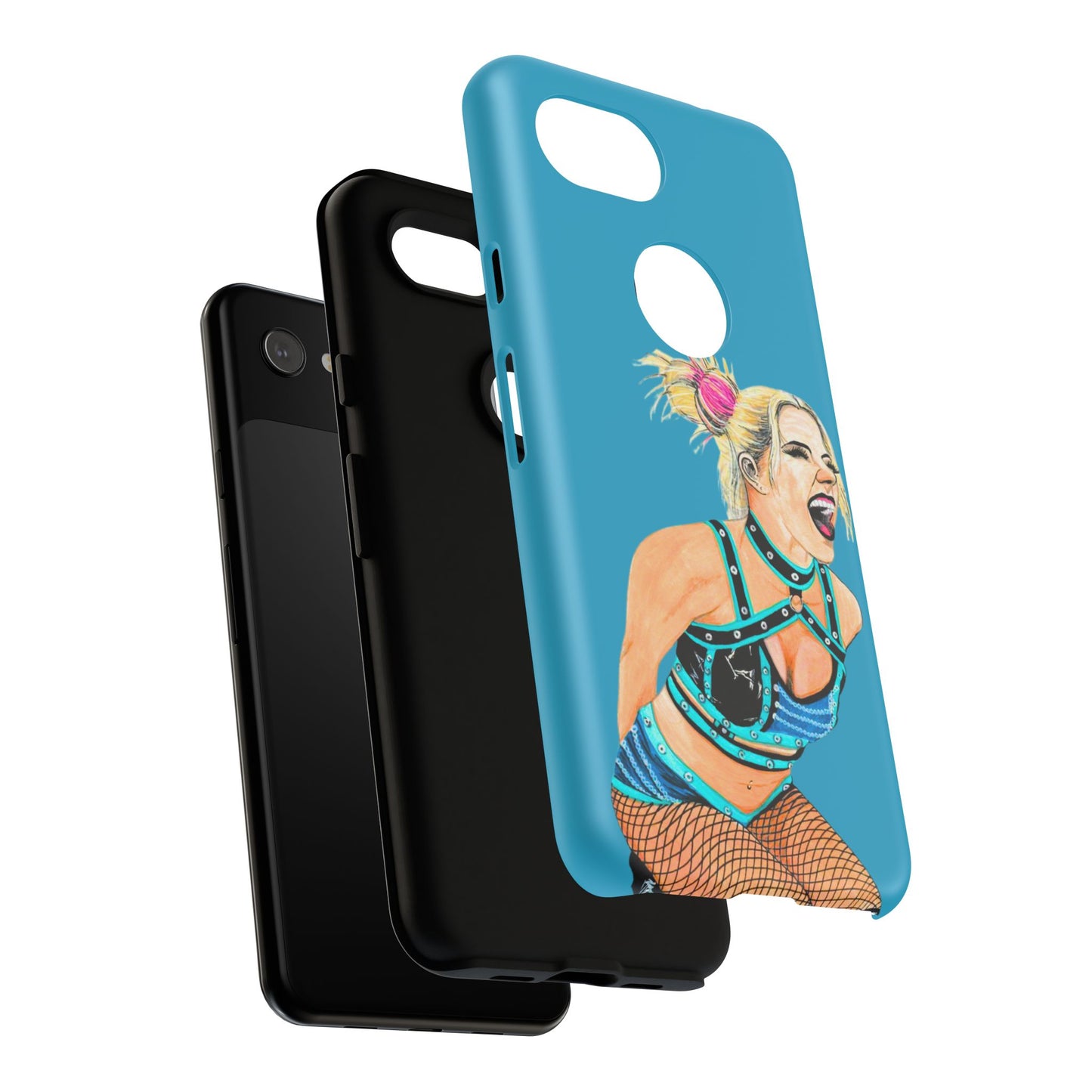 Wrestling Fanart Handyhülle – Female Power Design | Künstlerischer Schutz für dein Smartphone