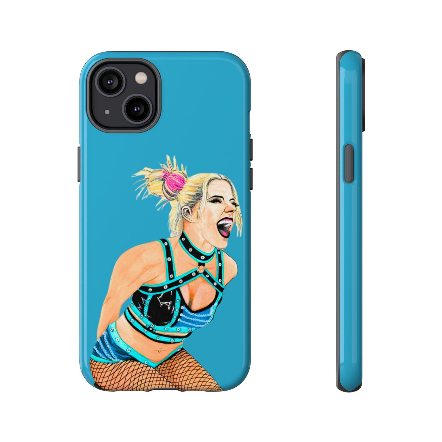 Wrestling Fanart Handyhülle – Female Power Design | Künstlerischer Schutz für dein Smartphone
