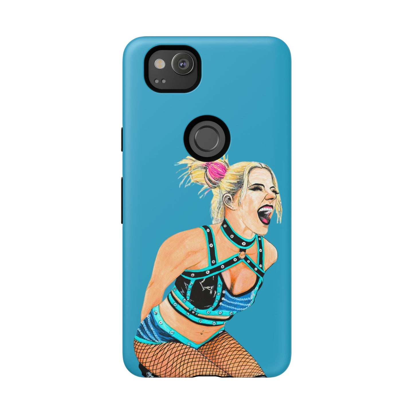 Wrestling Fanart Handyhülle – Female Power Design | Künstlerischer Schutz für dein Smartphone