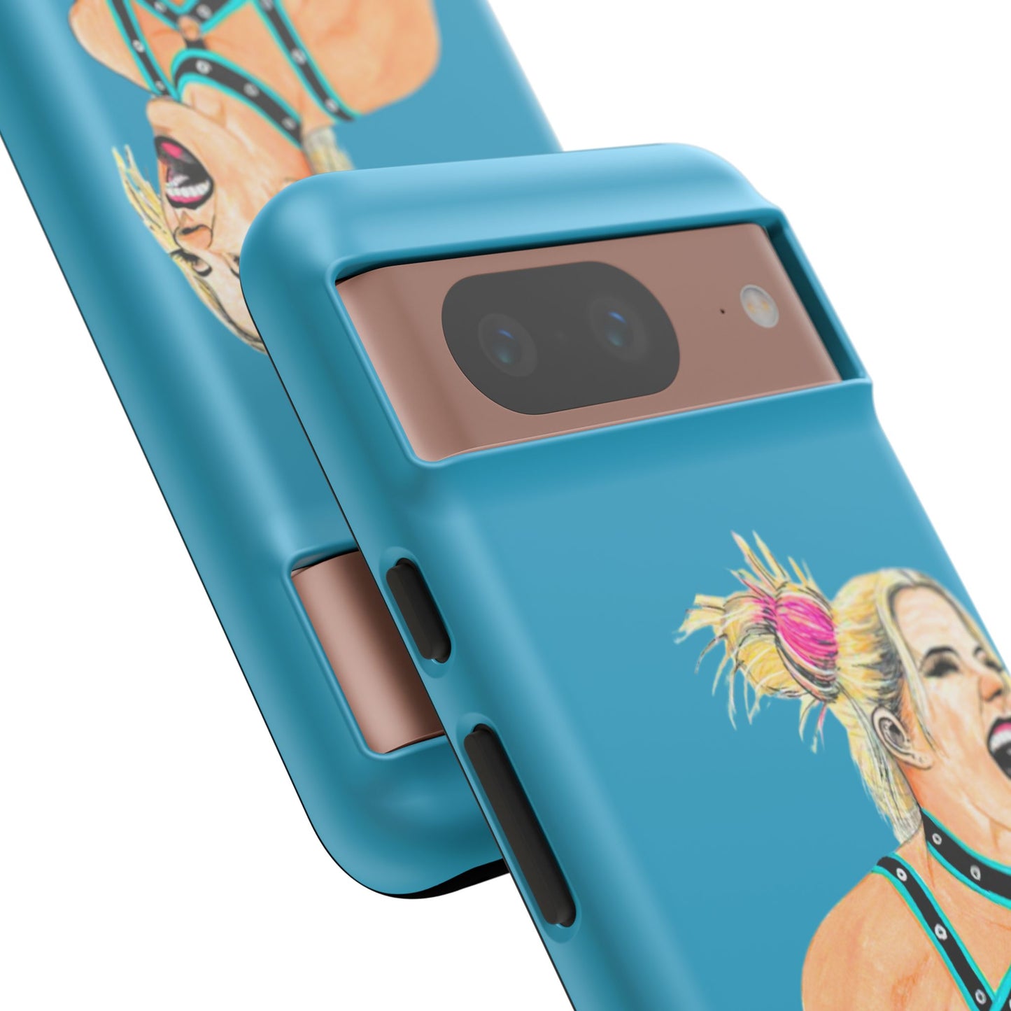 Wrestling Fanart Handyhülle – Female Power Design | Künstlerischer Schutz für dein Smartphone