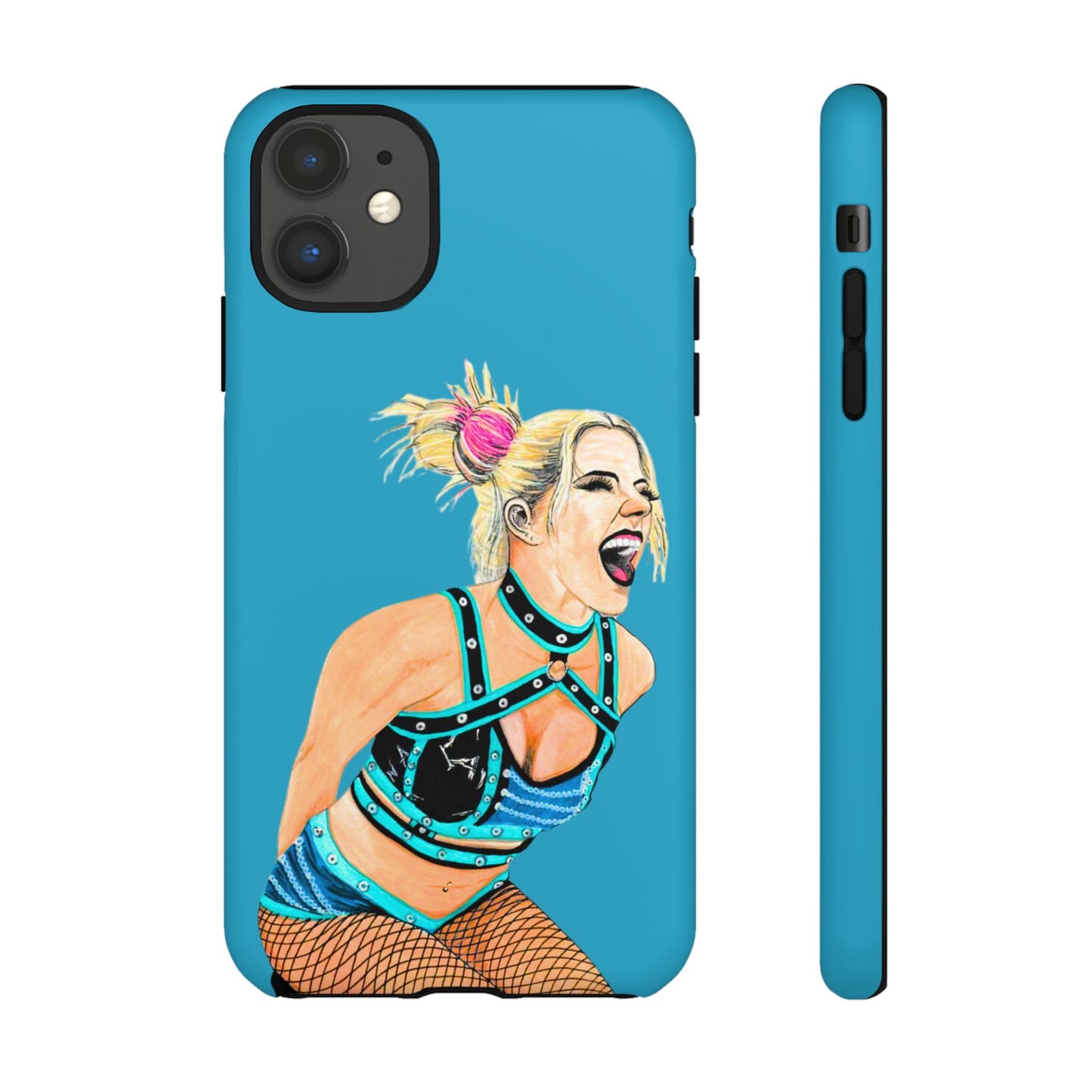 Wrestling Fanart Handyhülle – Female Power Design | Künstlerischer Schutz für dein Smartphone