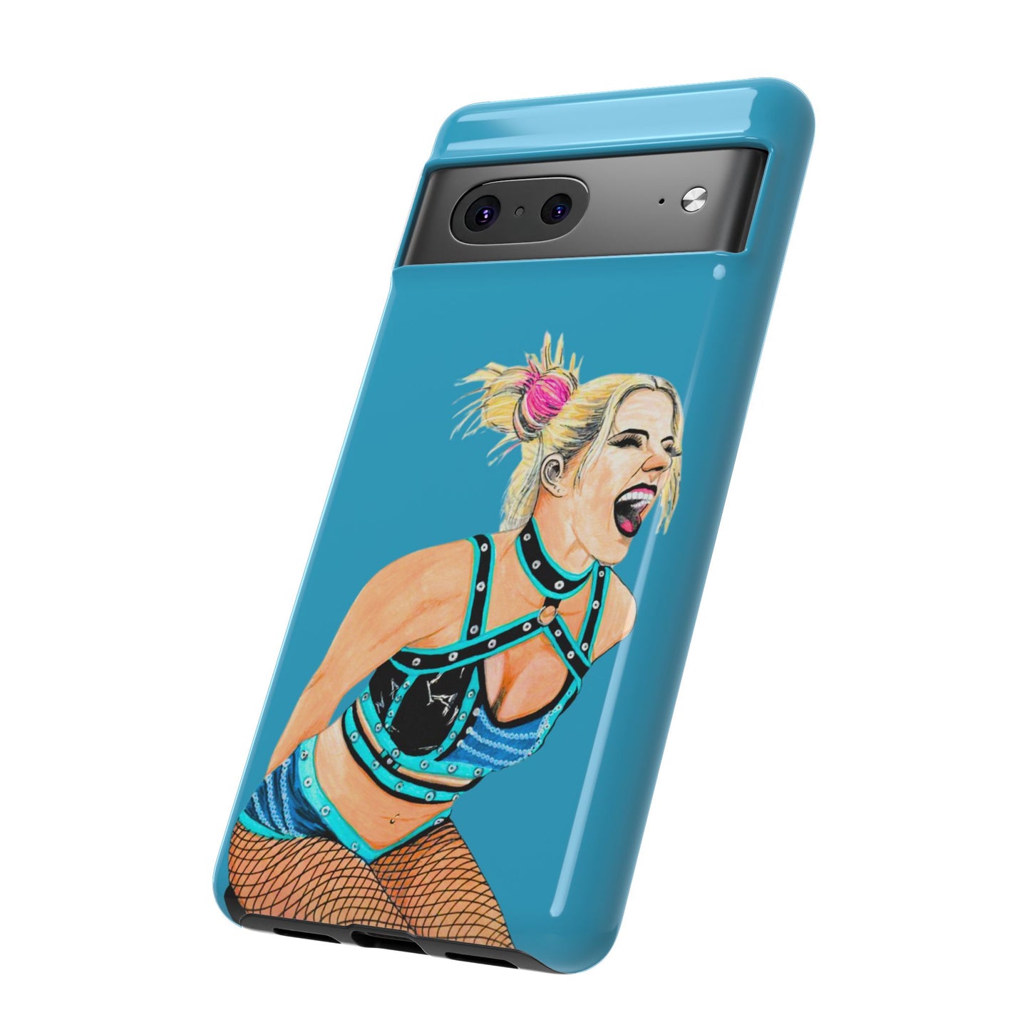 Wrestling Fanart Handyhülle – Female Power Design | Künstlerischer Schutz für dein Smartphone
