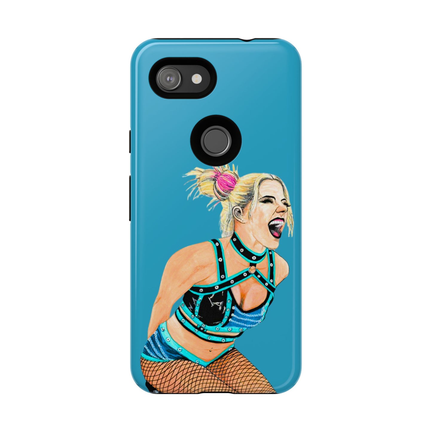 Wrestling Fanart Handyhülle – Female Power Design | Künstlerischer Schutz für dein Smartphone