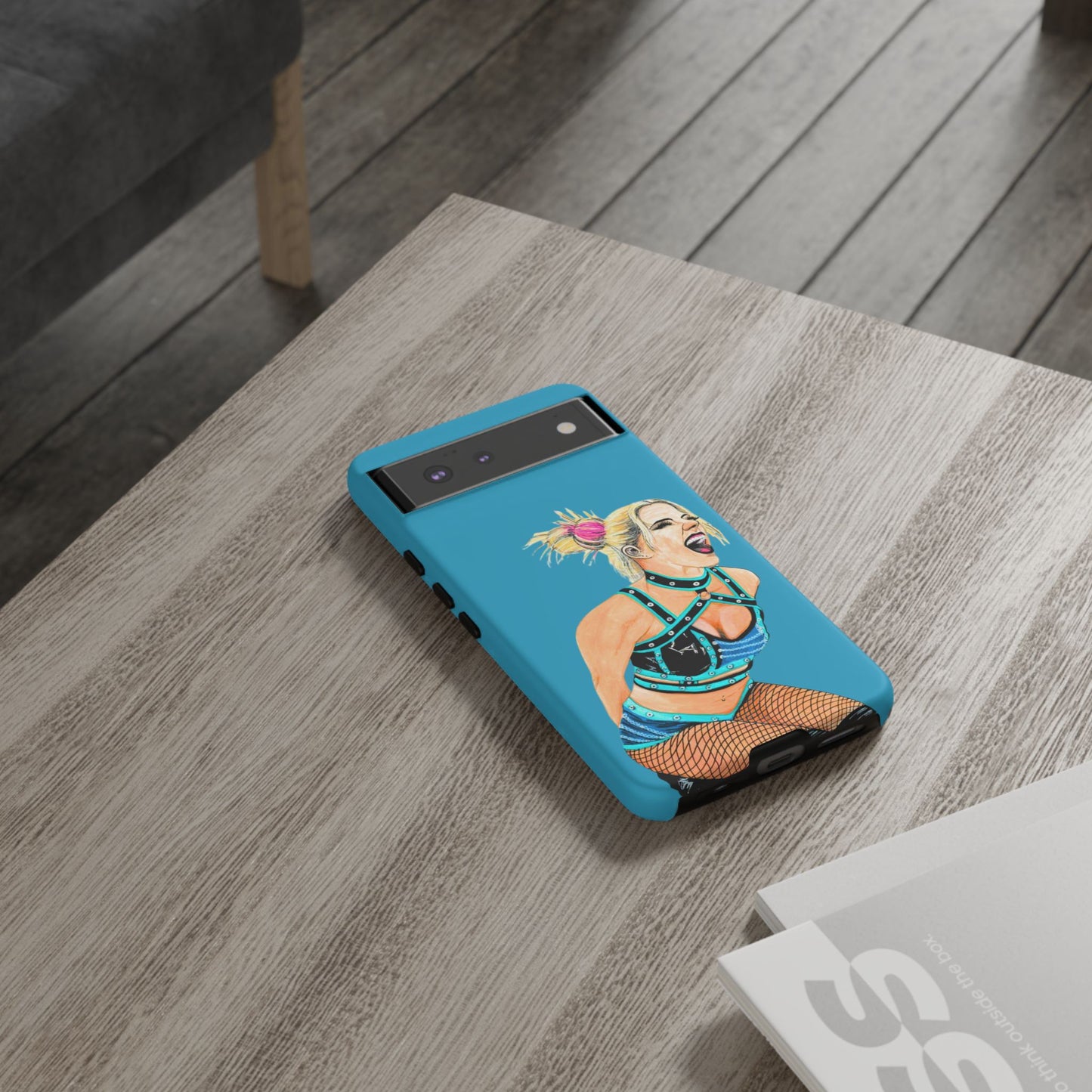 Wrestling Fanart Handyhülle – Female Power Design | Künstlerischer Schutz für dein Smartphone