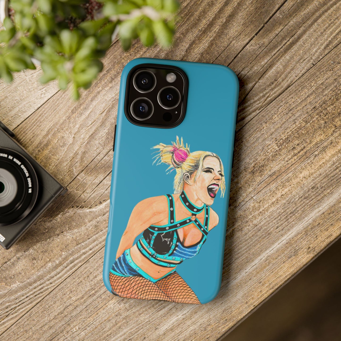 Wrestling Fanart Handyhülle – Female Power Design | Künstlerischer Schutz für dein Smartphone