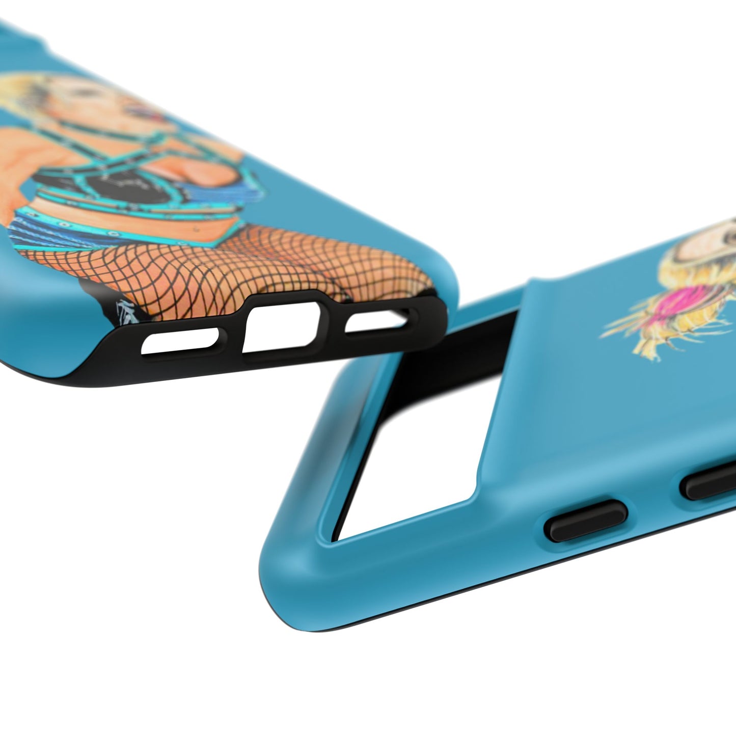 Wrestling Fanart Handyhülle – Female Power Design | Künstlerischer Schutz für dein Smartphone