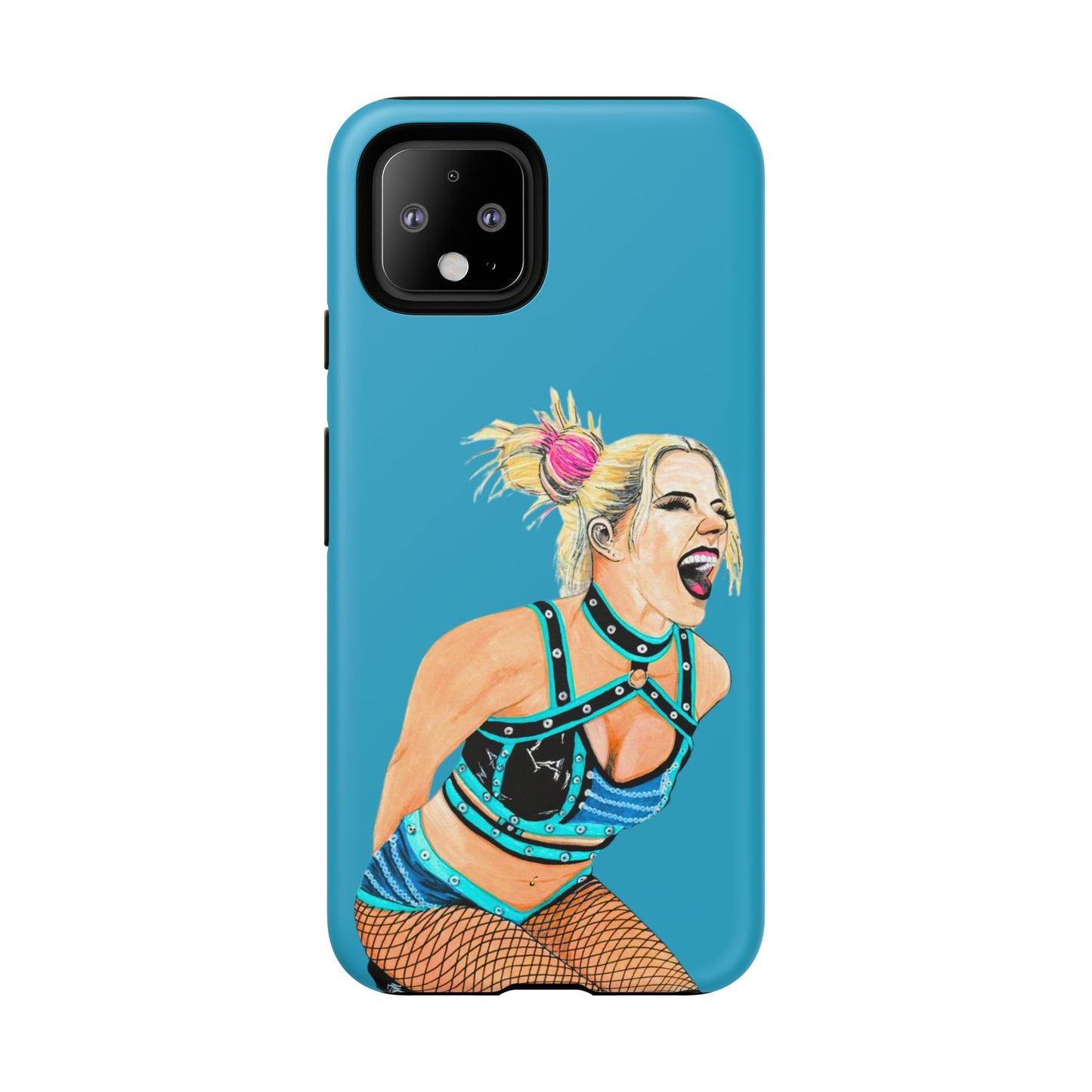 Wrestling Fanart Handyhülle – Female Power Design | Künstlerischer Schutz für dein Smartphone