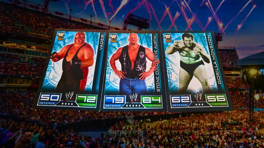 3 legendäre und Originale Wrestling Sammelkarten 2008–2009 – Sammlerset (privater Weiterverkauf)